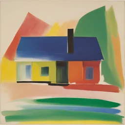 a house by Morris Louis