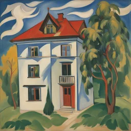 a house by Natalia Goncharova