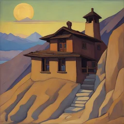 a house by Nicholas Roerich