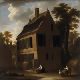 a house by Nicolaes van Verendael