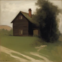 a house by Nikolai Ge