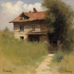 a house by Nikolay Makovsky