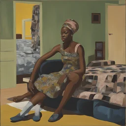 a house by Njideka Akunyili Crosby