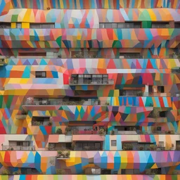 a house by Okuda San Miguel
