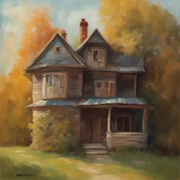 a house by Olga Skomorokhova
