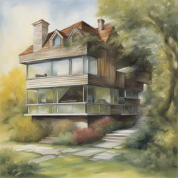 a house by Oliver Frey
