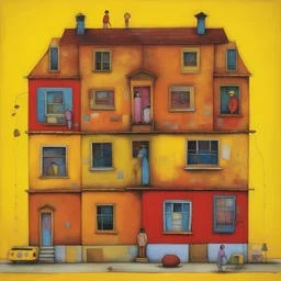 a house by Os Gemeos