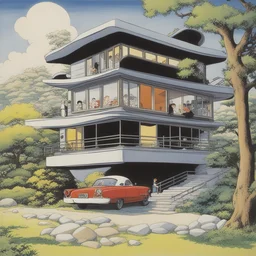 a house by Osamu Tezuka