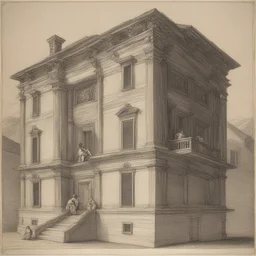 a house by Parmigianino