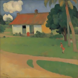 a house by Paul Gauguin