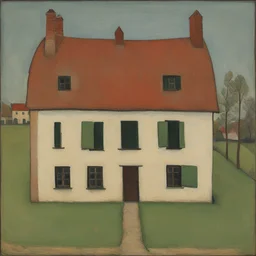 a house by Paula Modersohn-Becker
