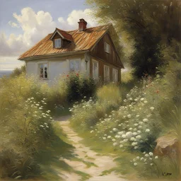 a house by Peder Mork Monsted