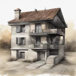 a house by Pedro Bell