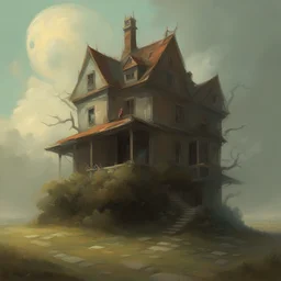a house by Peter Mohrbacher