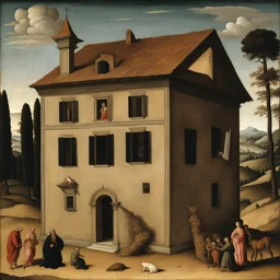 a house by Piero di Cosimo