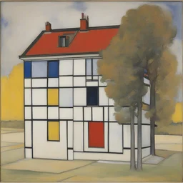 a house by Piet Mondrian