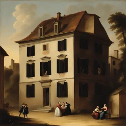 a house by Pietro Antonio Rotari