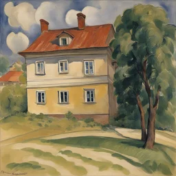 a house by Pyotr Konchalovsky