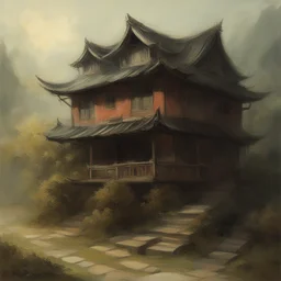 a house by Qian Xuan