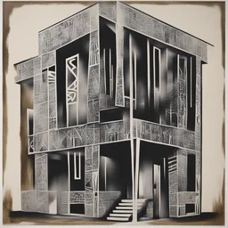 a house by RETNA
