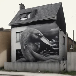 a house by ROA