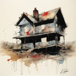 a house by Ralph Steadman