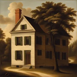 a house by Raphaelle Peale