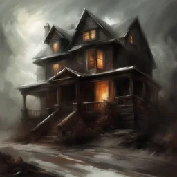 a house by Raymond Swanland
