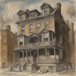 a house by Reginald Marsh