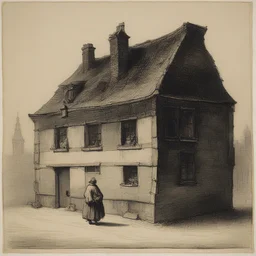 a house by Rembrandt van Rijn