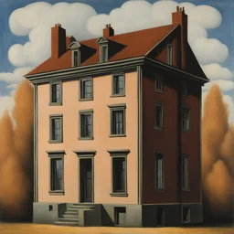a house by René Magritte