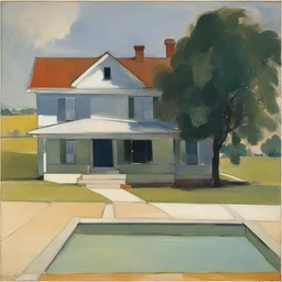 a house by Richard Diebenkorn