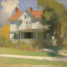 a house by Richard E. Miller