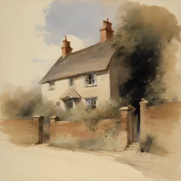 a house by Richard Parkes Bonington