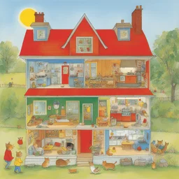 a house by Richard Scarry