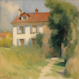 a house by Robert Antoine Pinchon