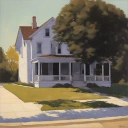 a house by Robert Bechtle