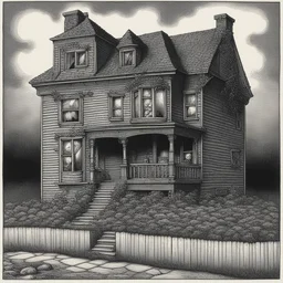 a house by Robert Crumb