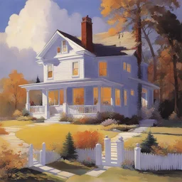 a house by Robert McCall