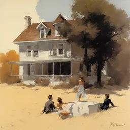 a house by Robert McGinnis