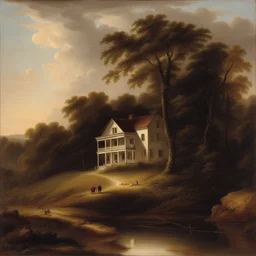 a house by Robert S. Duncanson