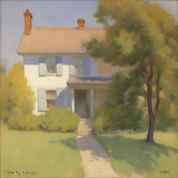 a house by Robert Vonnoh