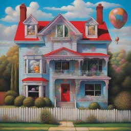 a house by Ron English