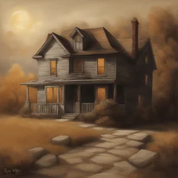 a house by Ron Miller