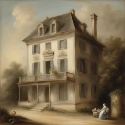 a house by Rosalba Carriera