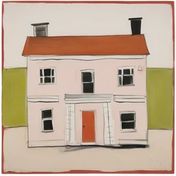 a house by Rose Wylie