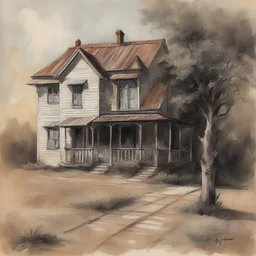 a house by Roy Krenkel