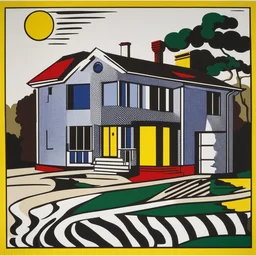a house by Roy Lichtenstein
