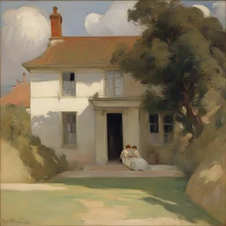 a house by Rupert Bunny