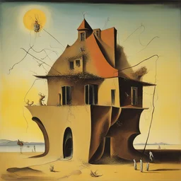 a house by Salvador Dali